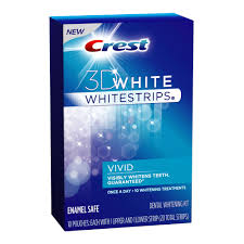 Crest 3d White Vivid Teeth Whitening Strips 10 Count Buy