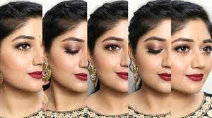 indian wedding makeup look with