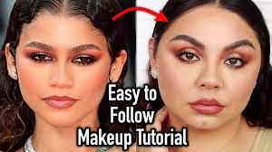 zendaya inspired fall makeup tutorial