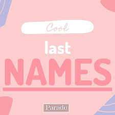 unique last names for characters