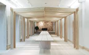 dinesen s new showroom by oeo explores