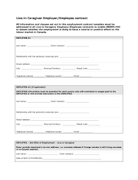 20 Printable Free Employment Contract Forms And Templates Fillable