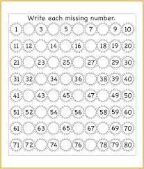 Free Printable Number Worksheets 1 100 Color By Kindergarten