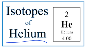 isotopes of helium and m numbers