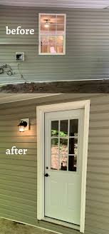 Replaced A Window With An Exterior Door