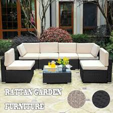 Modern Outdoor Patio Corner Sofa Set