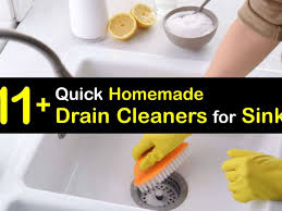 11 quick homemade drain cleaners for sinks