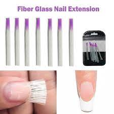 sminakh clear fibergl nail extension