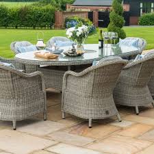 Maze Rattan Oxford 8 Seat Oval Ice