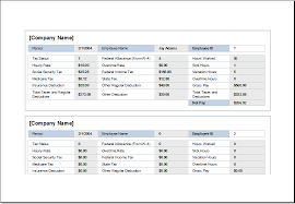 Employee Wages And Holiday Record Worksheet Excel Templates