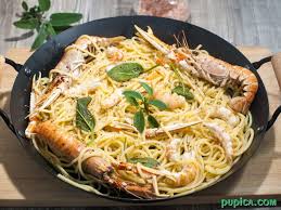 pasta with langoustines er and