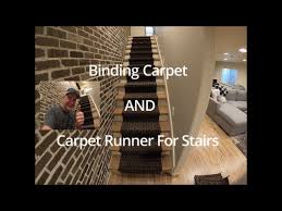 how to bind carpet for a carpet runner
