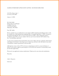 Download Cover Letter For Internship Example