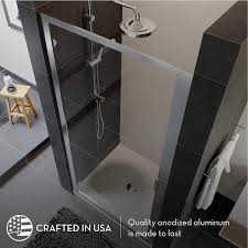 Coastal Shower Doors P23 70 C Paragon Series 23 X 69 Framed Continuous Hinge Shower Door With Clear Glass Chrome Showers Shower Doors Hinged