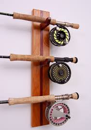 Solid Cherry Wood Fly Fishing Rod Holders