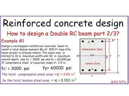 process for design of double rcc beam