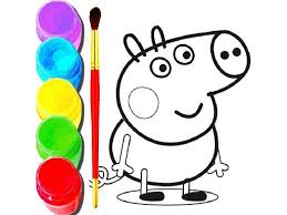Desenhos de peppa pig para imprimir e depois pintar e colorir. Jogo Desenhos Para Colorir Peppa Pig Jogos Online Yasinka