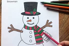 A snowman is a type of snow sculpture that is very easy to make and is a fun way to pass some time, especially for kids. Snowman Free Printable Templates Coloring Pages Firstpalette Com