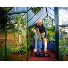 palram hybrid greenhouse green 6 x 8