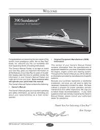 Sea Ray 390 Sundancer Owner S Manual Manualzz Com