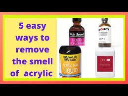 remove the smell of acrylic 5 easy