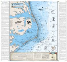 North Carolina Shipwrecks Chart Cape Hatteras And The Outer