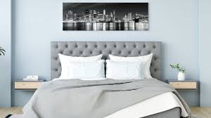 Gray Bed What Color Walls Roomdsign Com