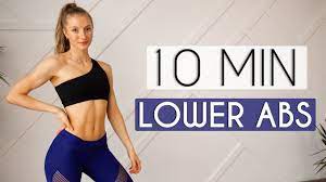 10 min intense lower abs workout lower