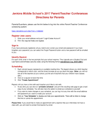 Free Parent Teacher Conference Forms Printable Fillable