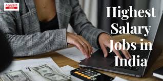 highest salary jobs in india per month