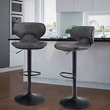 Counter stools, barstools & counter chairs | furnitureland south. Amazon Com Maison Counter Height Bar Stools Set Of 2 Swivel Adjustable Barstools With Back For Kitchen Counter Tall Bar Height Chairs Faux Leather High Stools For Kitchen Island 300 Lbs Bear Capacity