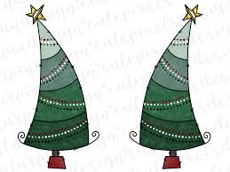 Cute Christmas Trees Graphic By Susanturpindesign Creative Fabrica