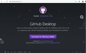 using github desktop on windows