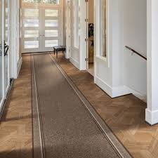 gala dark brown hallway carpet runners
