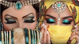 stylish arabic bridal eye makeup