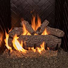Real Fyre Vented Golden Oak Gas Logs 12