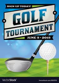 golf tournament banner royalty free