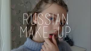 russian shows her everyday makeup