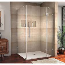 completely frameless shower enclosure