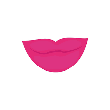 pink juicy lips symbol of pion