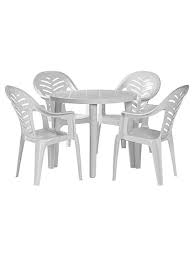 White Round Garden Table Top Table Hire