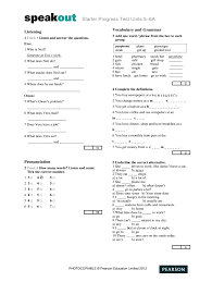 Speakout Intermediate Tests Answer Key - Fill Online, Printable, Fillable,  Blank | pdfFiller