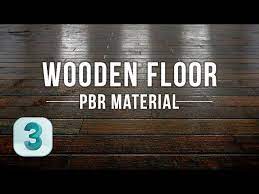 pbr wooden floor material in 3ds max
