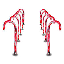 Us 12 18 28 Off New Hot 1pc Christmas Pathway Candy Cane Walkway Light Stake Lamp Outdoor Yard Decor In Solar Lamps From Lights Lighting On