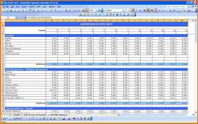 Small Business Accounting Spreadsheet Free Excel Templates Expenses