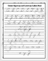cursive uppercase and lowercase letters