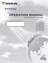 operational manuals daikin