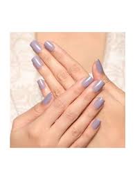 lavender shade fake reusable nails fake