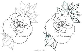 Colored pencils video standard printable step by step. Drawings Of Roses How To Draw A Rose Step By Step Tutorial 3 Ways