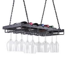 ceiling wine glass hanging rack